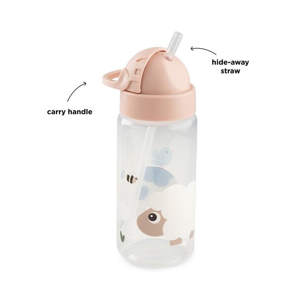 Done by Deer straw bottle Tiny farm 350 ml Powder - Done by Deer