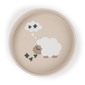 Done by Deer тарелка Silicone Tiny farm Sand - Done by Deer