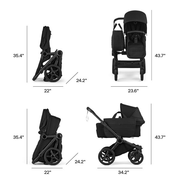 Bugaboo Donkey 6 2in1 stroller set Deep Indigo - Bugaboo