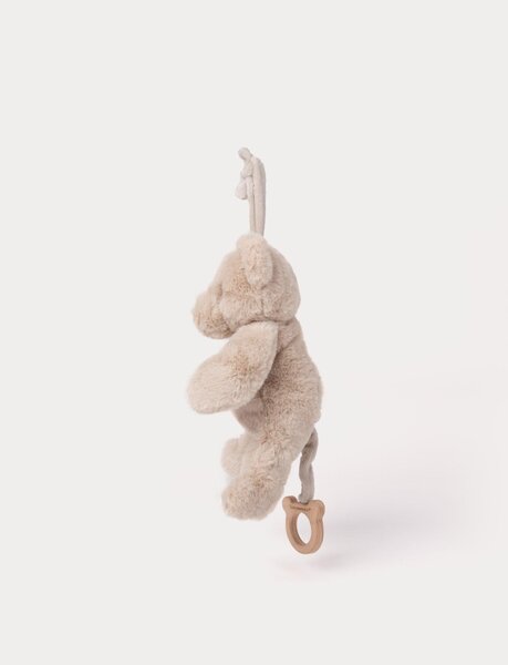Teddykompaniet Soft toy with music 37cm, Teddy Bear Beige - Teddykompaniet