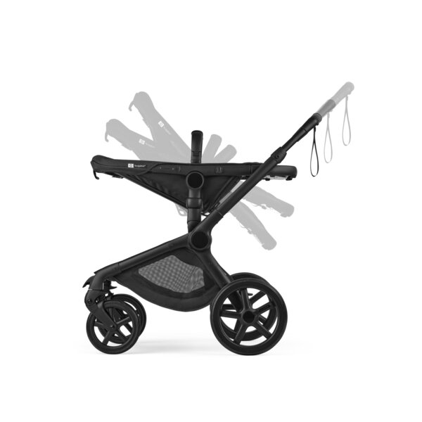 Bugaboo Fox 5 Renew 2in1 stroller set Black/Fern Green - Bugaboo