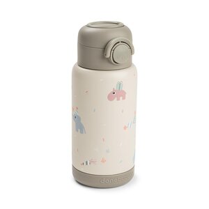 Done by Deer Insulated straw bottle Celebration 340ml Sand - Done by Deer