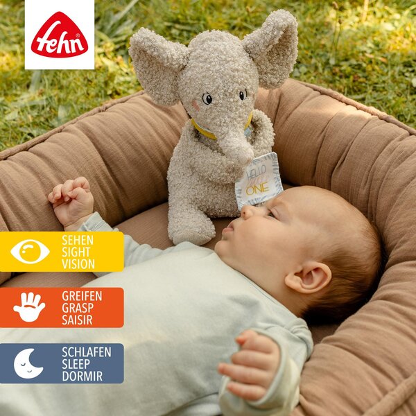 Fehn pehme kaisuloom Elevant „Hello little One"  - Fehn