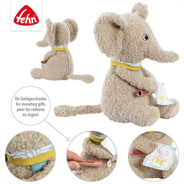 Fehn pehme kaisuloom Elevant „Hello little One"  - Fehn