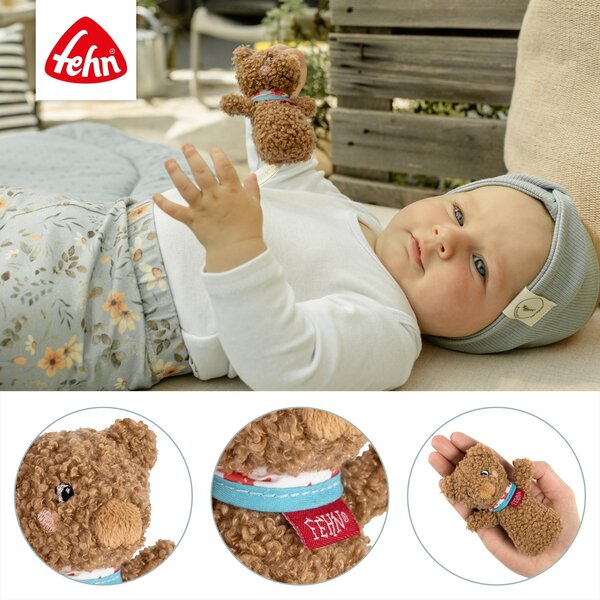 Fehn mini rattle Bear Brown - Fehn