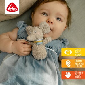 Fehn mini rattle Elephant Beige - Fehn