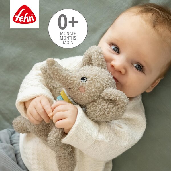 Fehn comforter Elephant, small Beige - Fehn