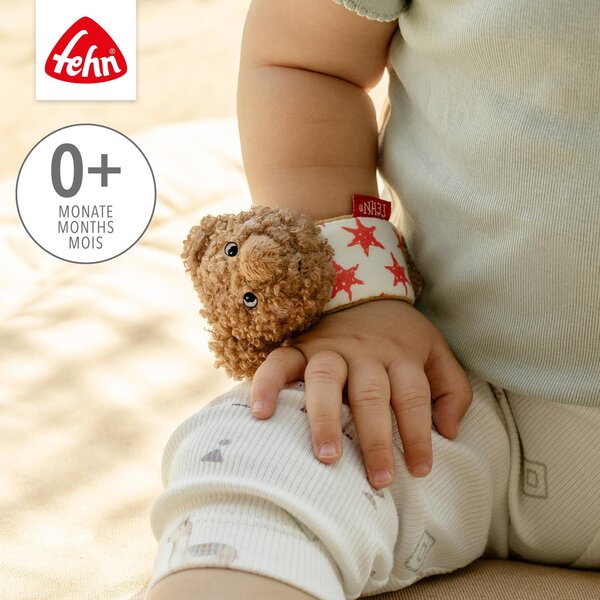 Fehn wrist rattle Bear Brown - Fehn