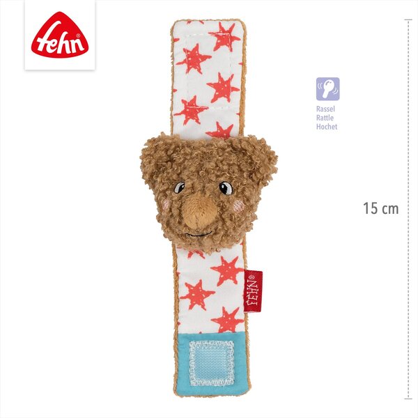 Fehn wrist rattle Bear Brown - Fehn