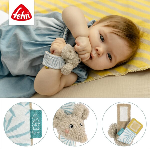 Fehn wrist rattle Elephant Beige - Fehn