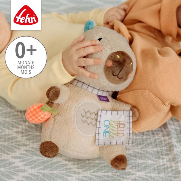 Fehn soft toy Capybara „Hello little One" Beige - Fehn