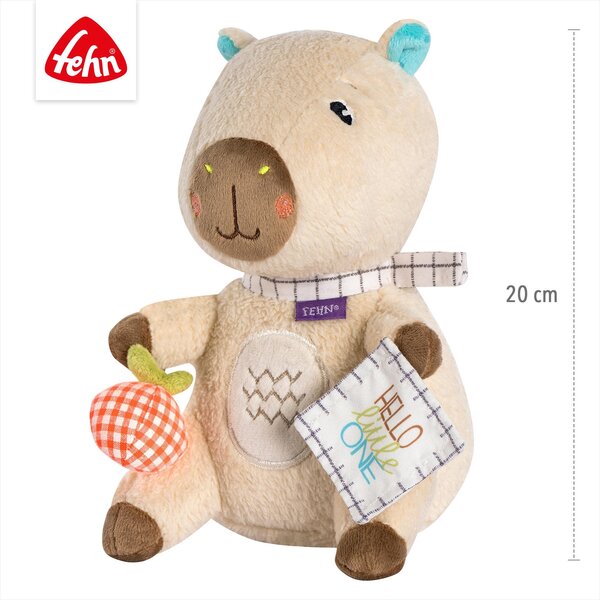 Fehn soft toy Capybara „Hello little One" Beige - Fehn