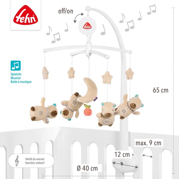 Fehn музыкальная карусель Capybara Beige - Fehn