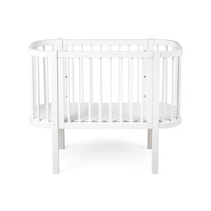 Sebra Bedside Crib, Classic White - Sebra