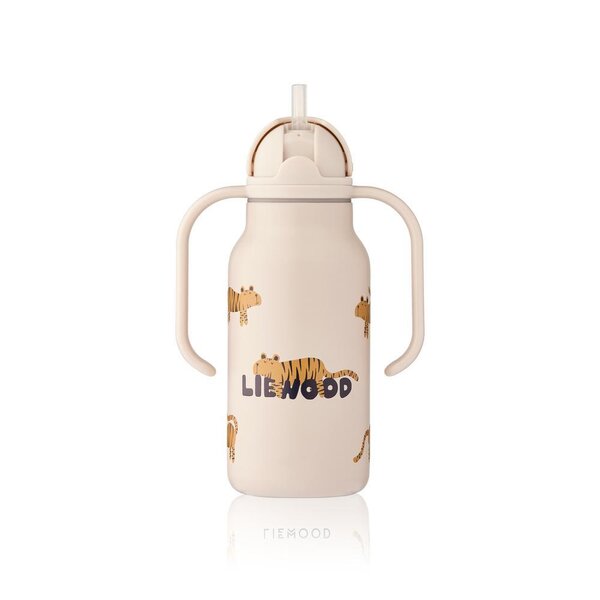 Liewood Kimmie joogipudel kõrrega 250 ml, Tiger  - Liewood