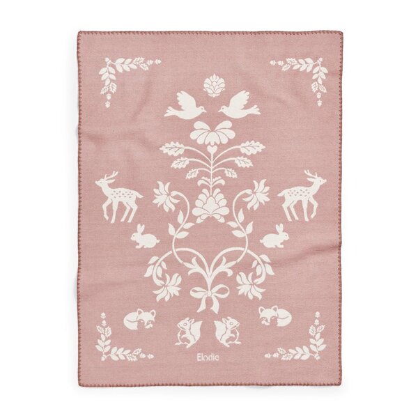 Elodie Details blanket 100x75cm, Mullberry Pink - Elodie Details