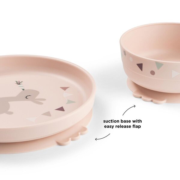 Done by Deer Foodie dinner set with suction, Celebration Powder - Done by Deer