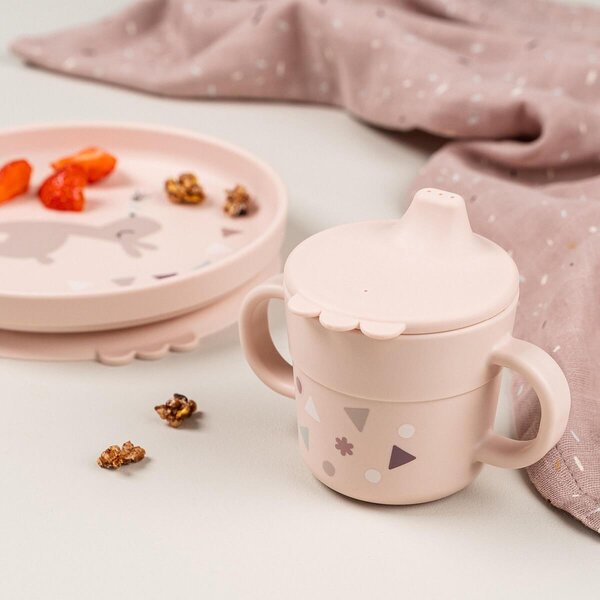 Done by Deer Foodie dinner set with suction, Celebration Powder - Done by Deer