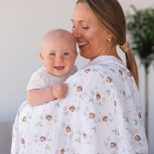 BabyOno musliinist mähkimislinad 3tk, Siil - BabyOno