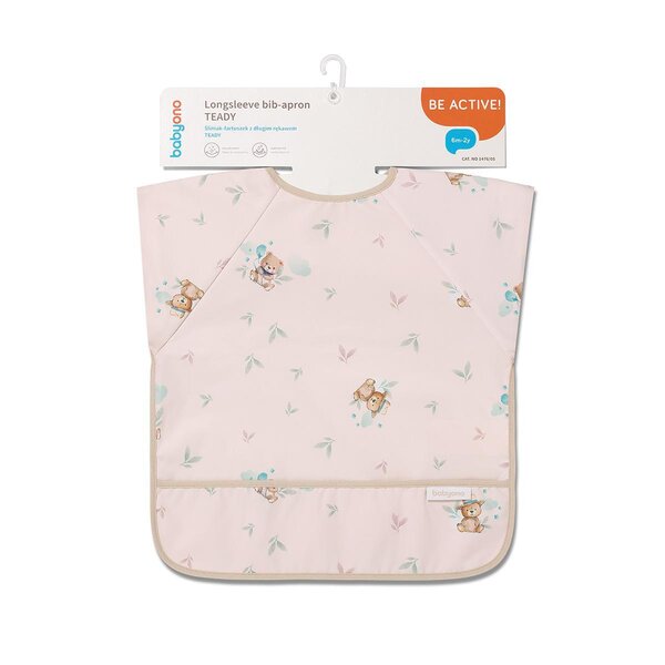 BabyOno Longsleeve bib Teddy - BabyOno