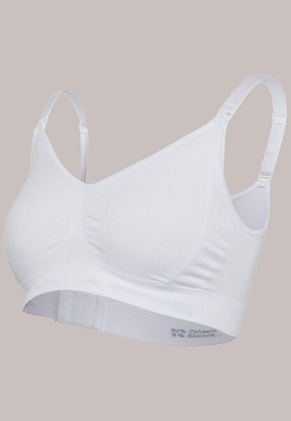 Carriwell Seamless Nursing Bra, S white - Carriwell