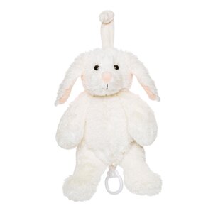 Teddykompaniet Soft toy with music 27cm, Rabbit Lollan - Done by Deer