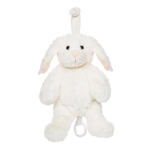 Teddykompaniet Soft toy with music 27cm, Rabbit Lollan - Done by Deer
