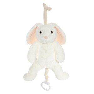Teddykompaniet Soft toy with music 27cm, Rabbit Lollan - Done by Deer