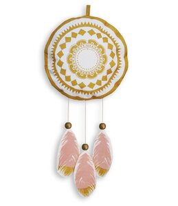 Elodie Details Musical Toy - Feather Large Pink/Gold Large - Fehn
